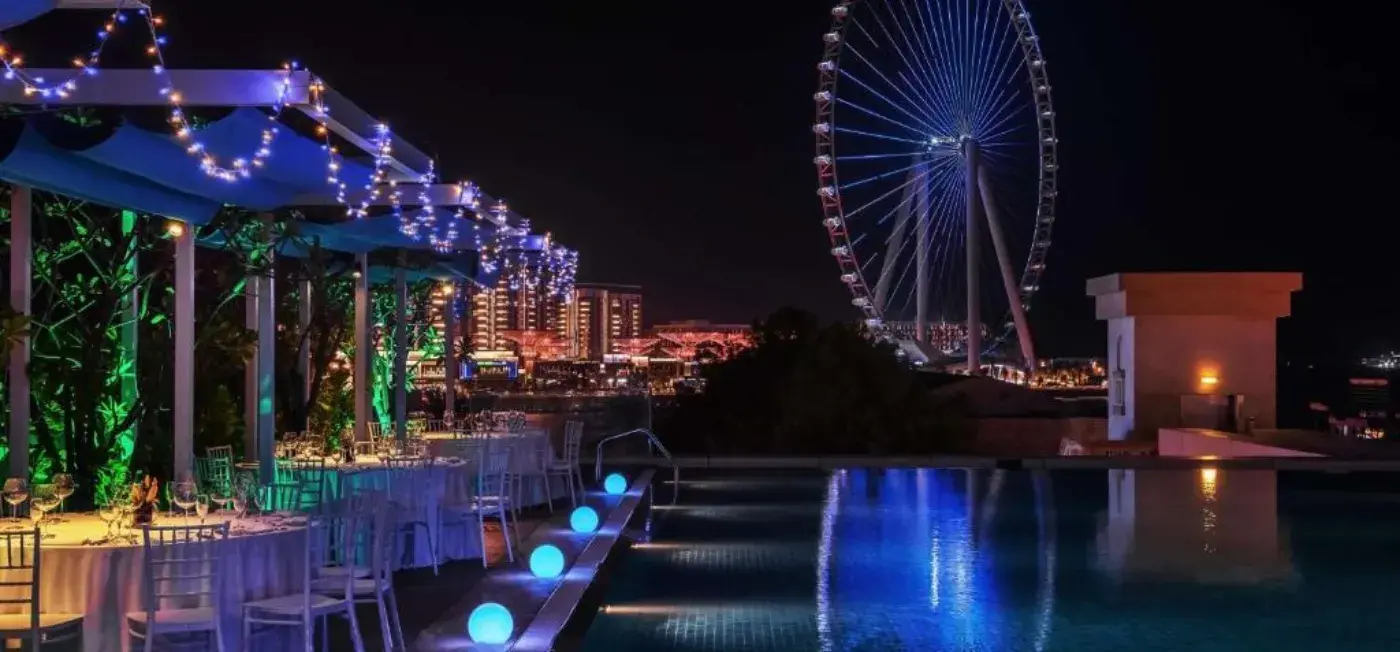 Ain Dubai view of JA Ocean View Hotel Jumeirah Beach Dubai